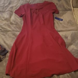 Red new dress